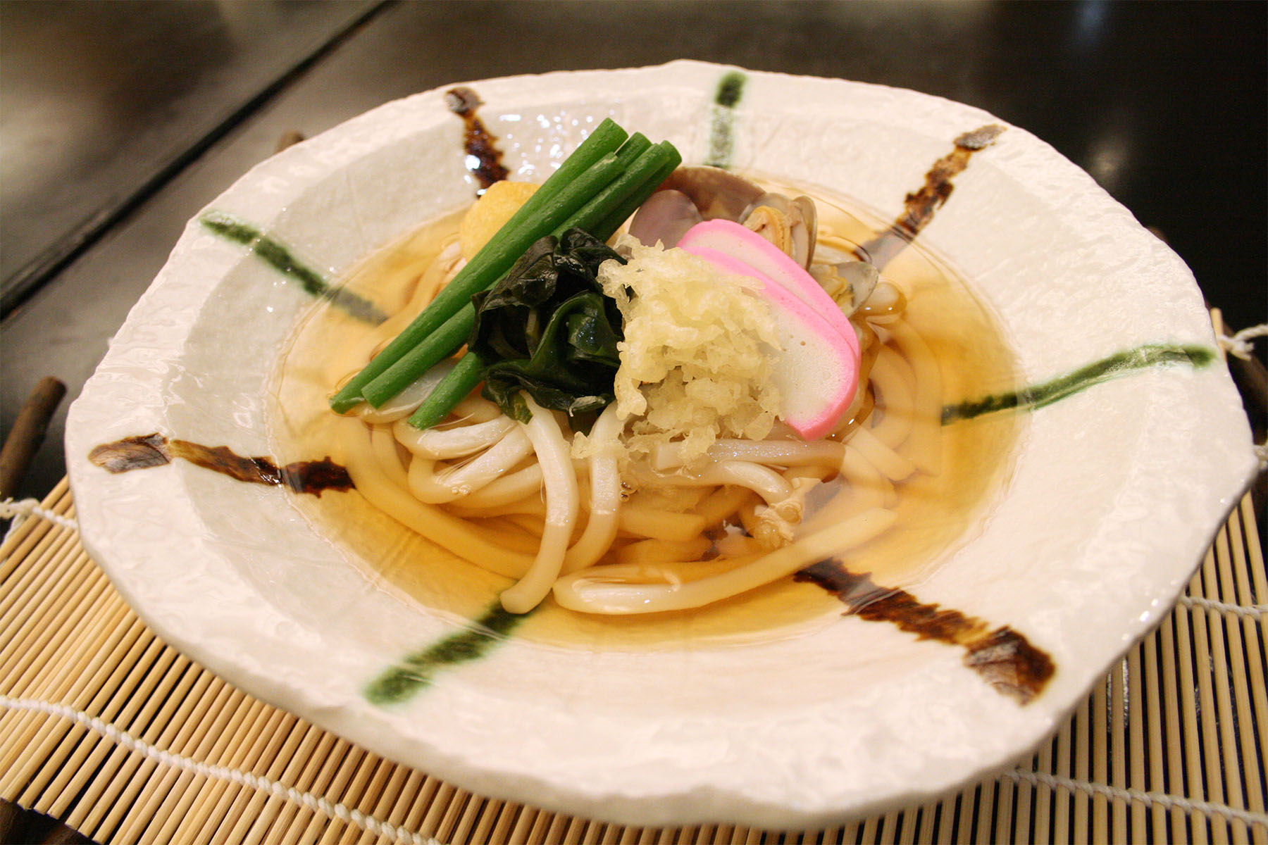 三谷温泉 ホテル明山荘　ガマゴリうどん